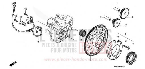 IMPULSGEBER/ ANLASSERKUPPLUNG VT600CS de 1995